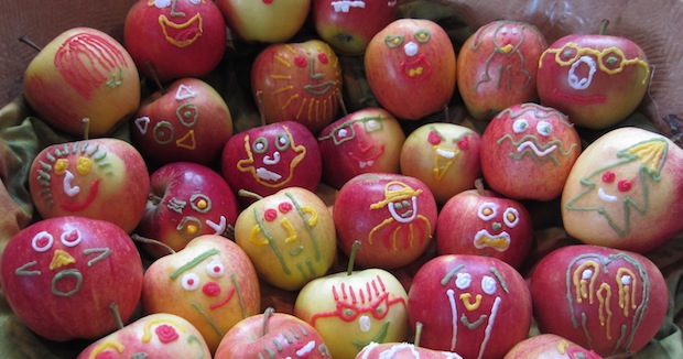 DIY gezonde traktatie met appel